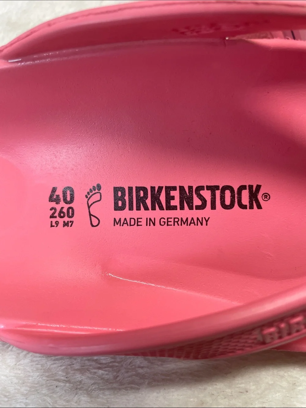 Birkenstock Women's Coral Pink EVA Thong Sandals